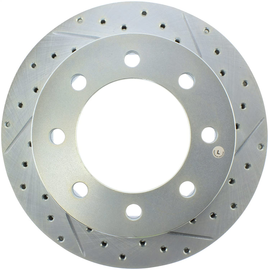 StopTech 227.66044L Rear Left Select Sport Drilled and Slotted Brake Rotor