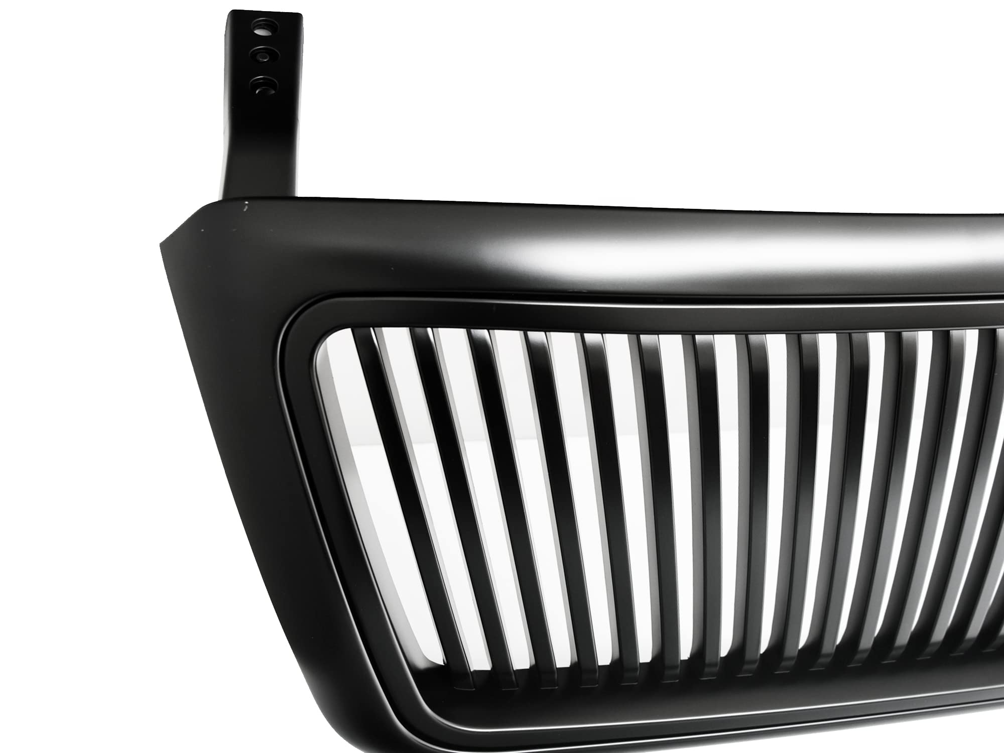 7165724 Armordillo USA Vertical Front Hood Grille - Matte Black Fits 2004-2008 Ford F150 F-150/2006-2008 Lincoln Mark LT