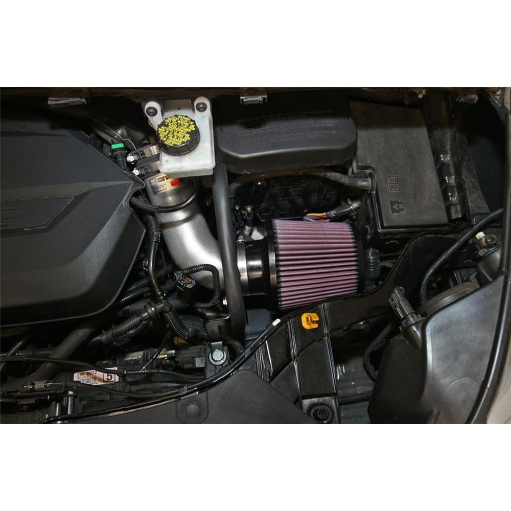 Cold Air Intake System K&N: High-Flow Air Filter, Increase Performance & Towing: Compatible with 2013-2019 Ford/Lincoln: Escape, Kuga, MKC, 69-3537TS
