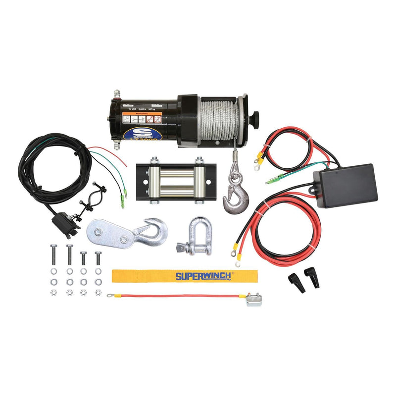 LT2000 Superwinch 12-Volt ATV Winch (2,000 lb Capacity)