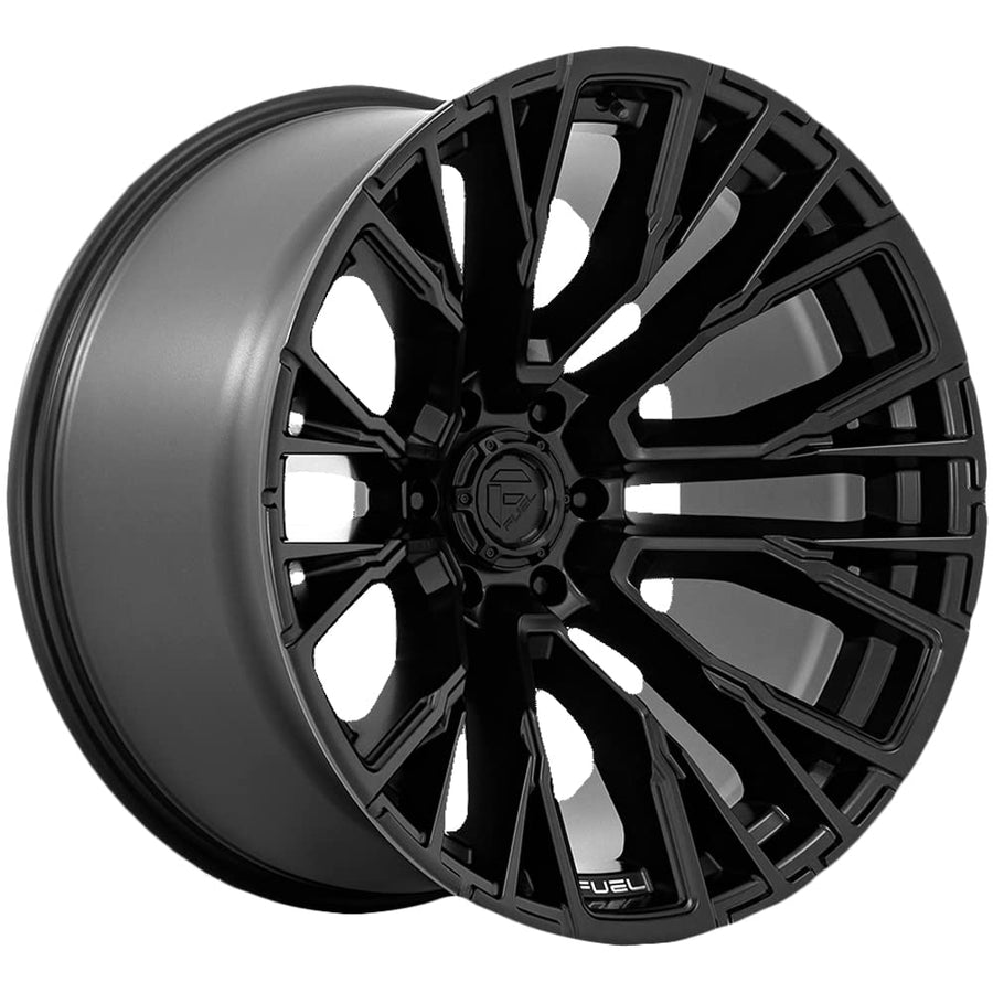 Fuel 22x12 D847 Rebar 6 6x5.5" -44mm Blackout Deep Wheel Rim 22" Inch
