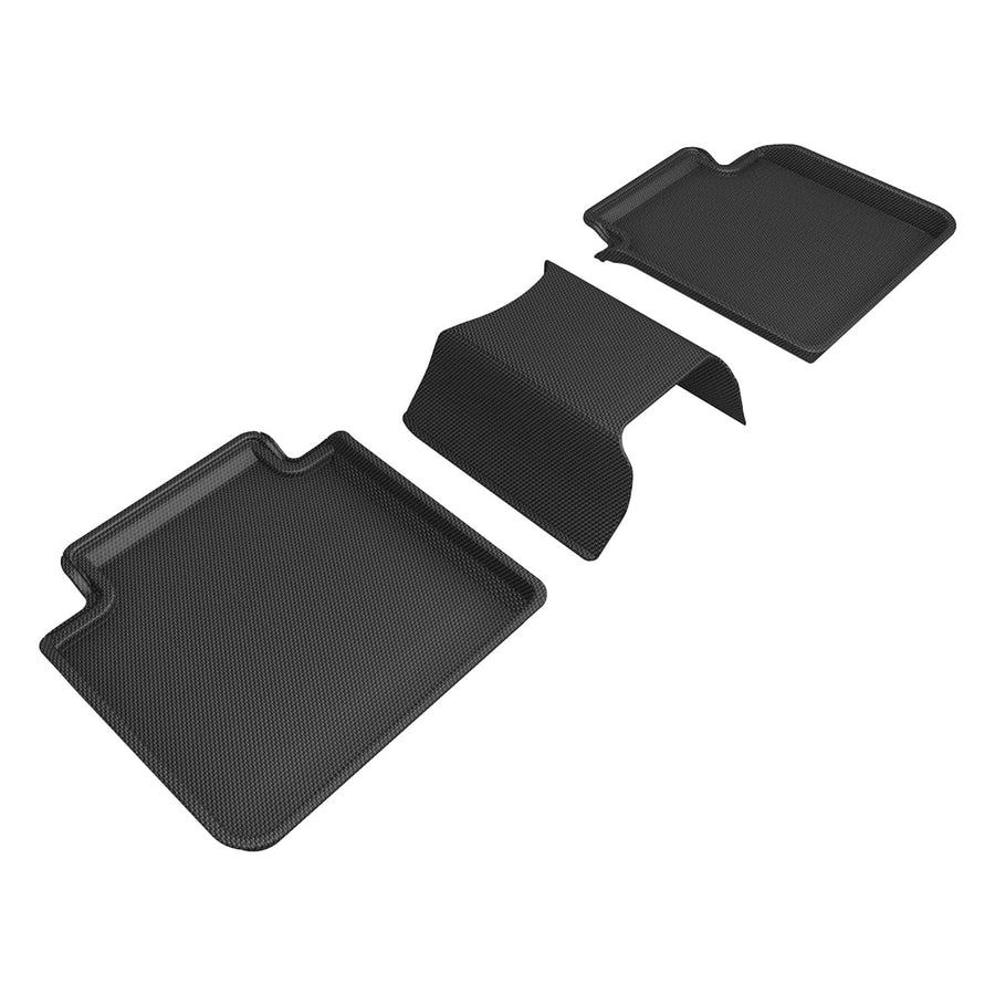 Kagu 3D MAXpider Custom Fit Floor Mat (Black) Compatible with BMW i7 (G70) 2023-2026 - Second Row