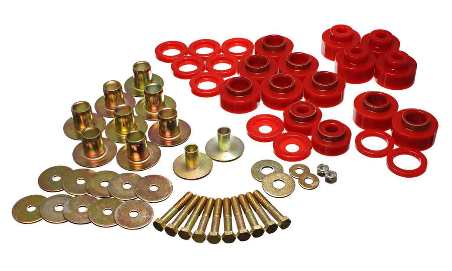 Body Mount Set Energy Suspension 3.4170R With Hardware