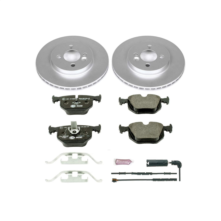 Rear Power Stop ESK5729 Euro-Stop Brake Kit and 1 Rear Sensor Wire For BMW 330Ci 2001-2006, BMW 330i 2001-2005, BMW 330xi 2001-2005 [Model Specific]