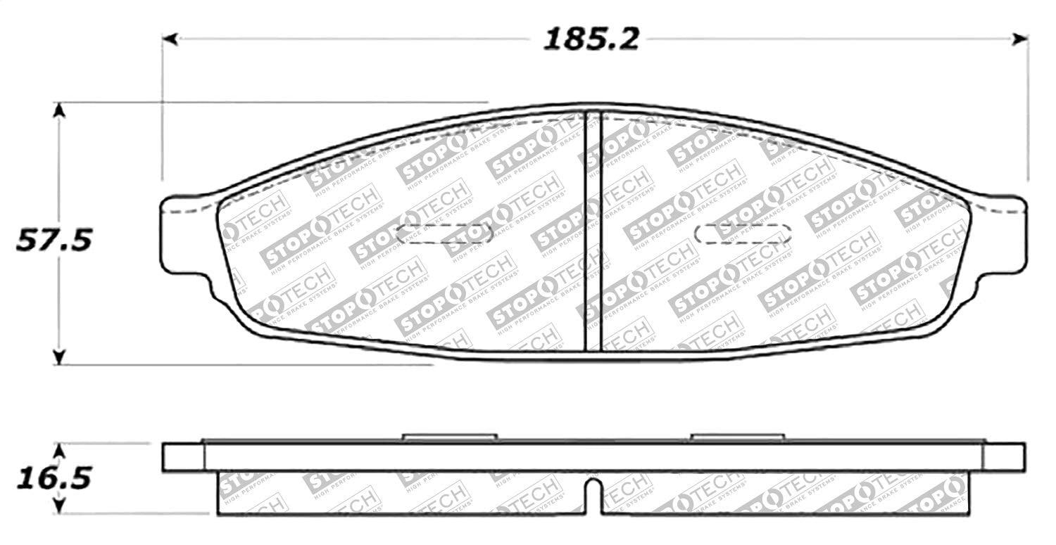 Brake Pads StopTech 305.09530 with Hardware Street Select