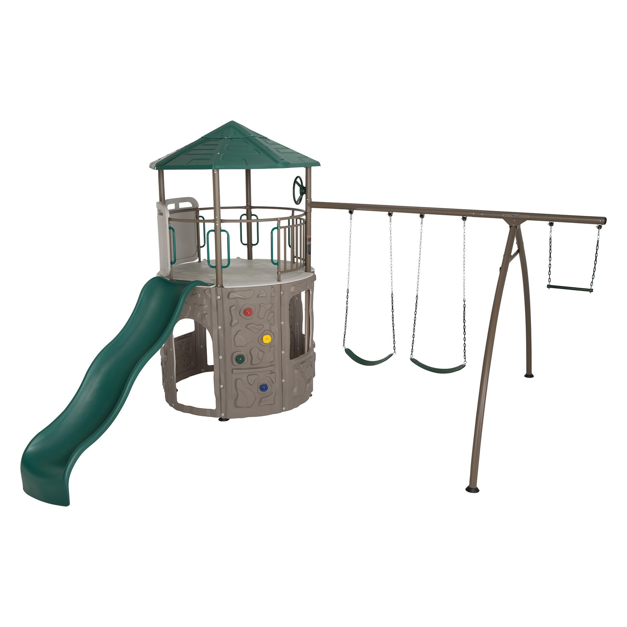 Adventure Tower Lifetime Swing Set Playset