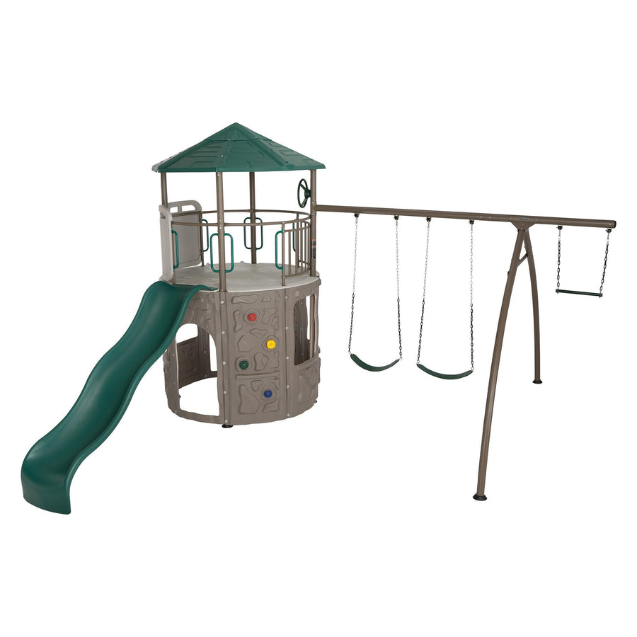 Adventure Tower Lifetime Swing Set Playset