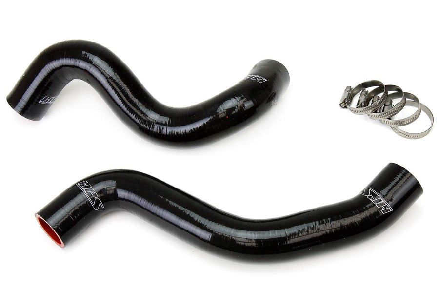 Black HPS 57-1058-BLK Silicone Radiator Coolant Hose Kit