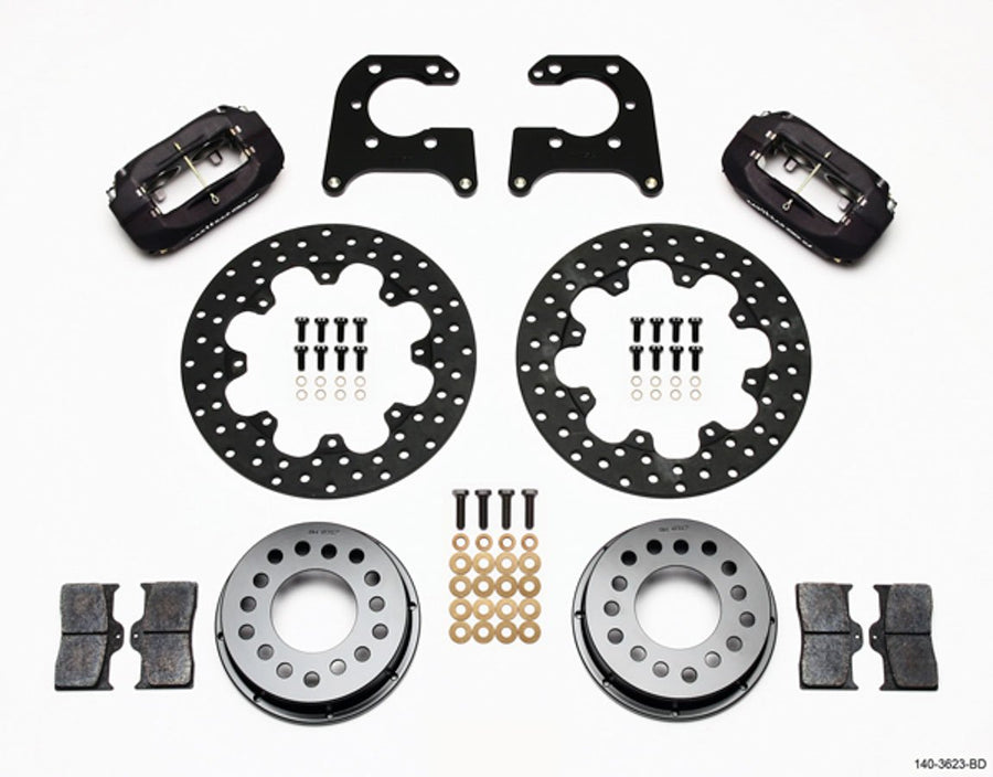 Rear Brake Wilwood Drag Kit for Big Ford with 2.5" Offset 140-3623-BD