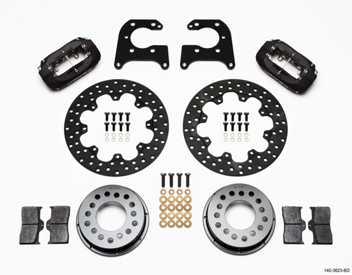Rear Brake Wilwood Drag Kit for Big Ford with 2.5" Offset 140-3623-BD