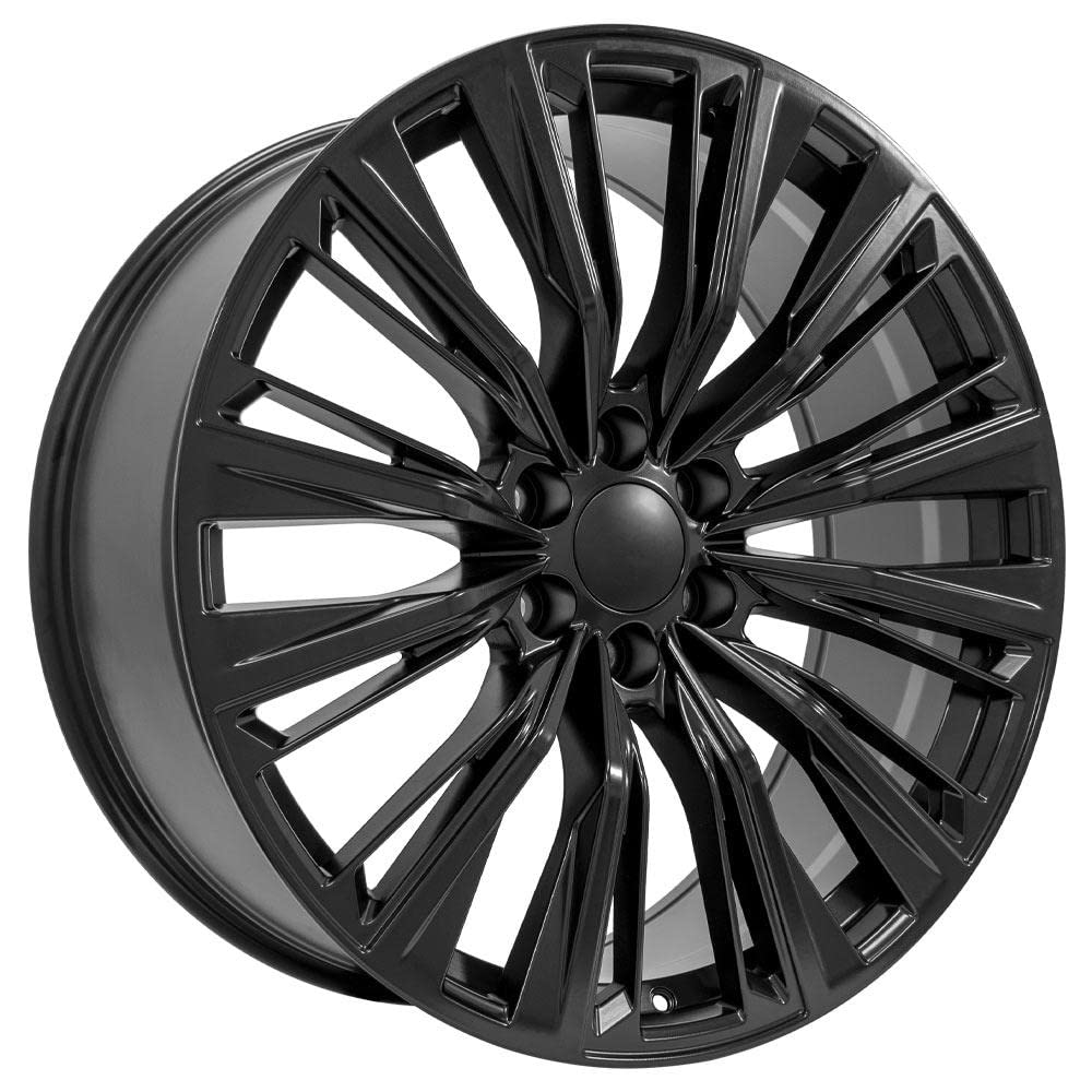 24 Inch OE Wheels CA93 Rim Fits Escalade-V Series Style 6x139.7 24x10 Satin Black - Hollander 4869 (1)