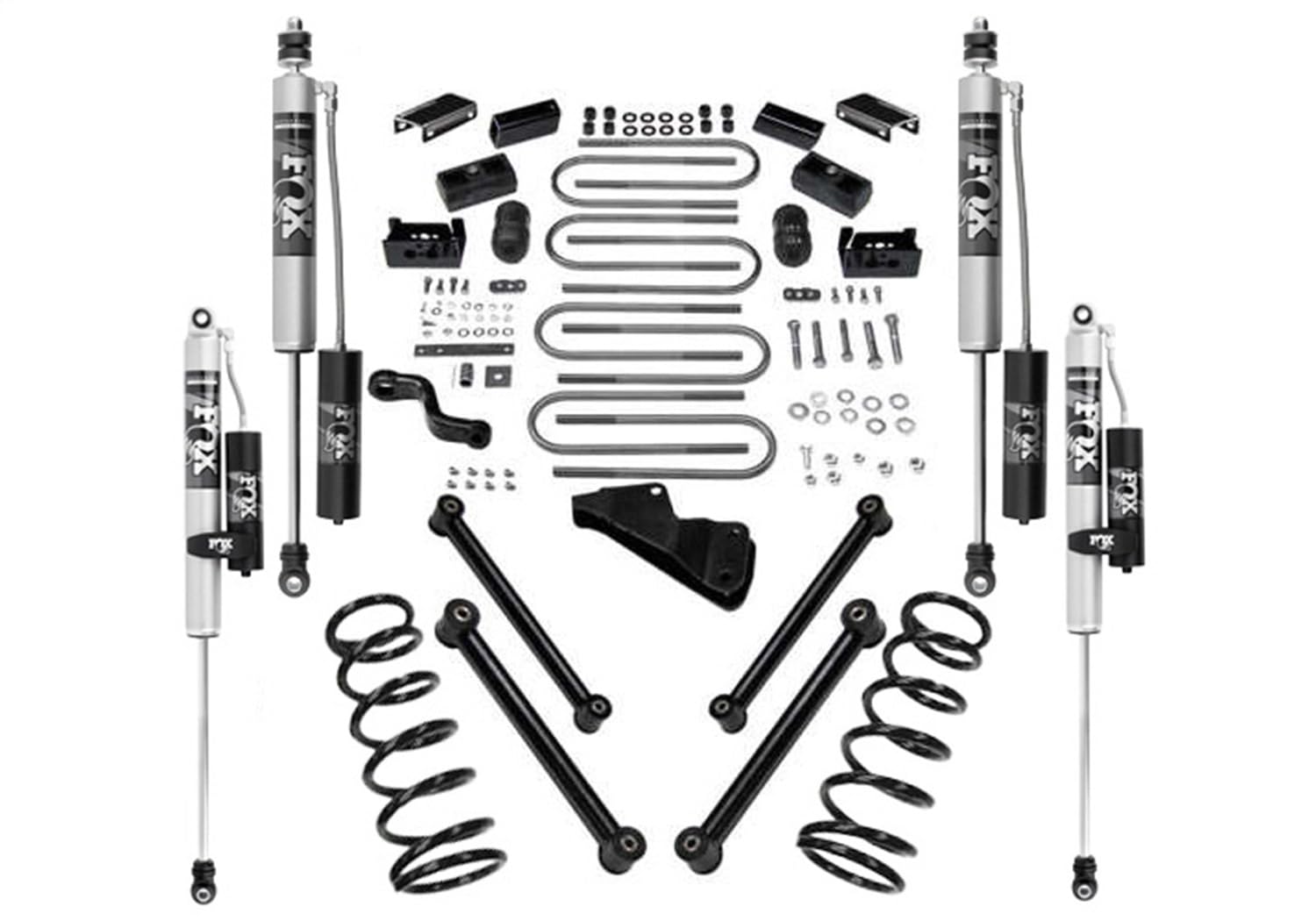 SUPERLIFT SUSPENSION RealTruck 5" Lift Kit for Dodge RAM 2500/3500 | Complete Lift Kit with Fox 2.0 Reservoir Shocks & Control Arms | K336FX | Fits 2000-2002 Dodge RAM 2500 / 3500 4WD Diesel / V10
