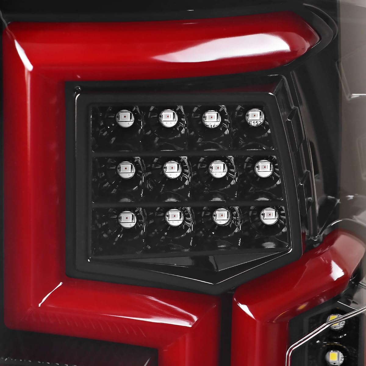 Jet Black SPEC-D TUNING Tail Lights w/Fiber Optic Sequential LED Turn Signal Lights Compatible with 2019-2024 Dodge Ram 2500/3500