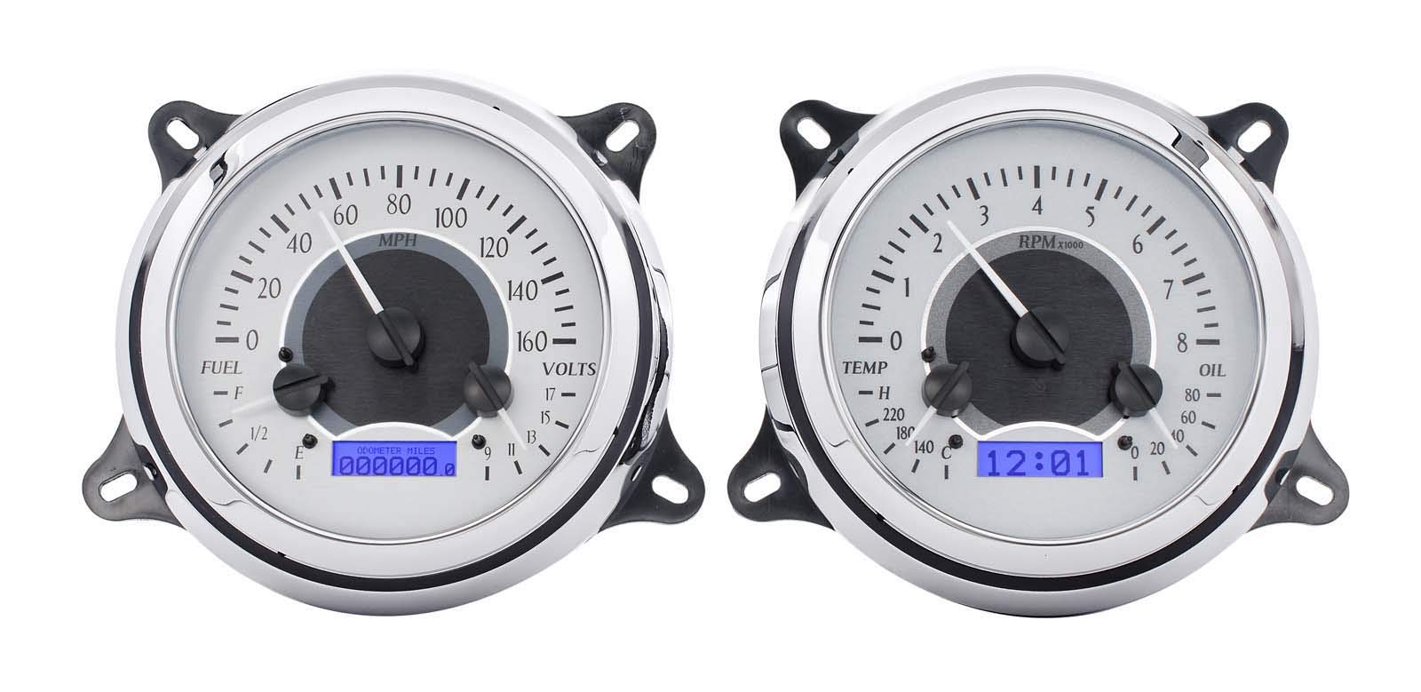 Silver Face - Blue Display 1947-53 Chevy Truck VHX System