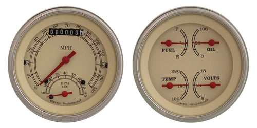 Vintage Series Classic Instruments VT32SLF Two Gauge Set
