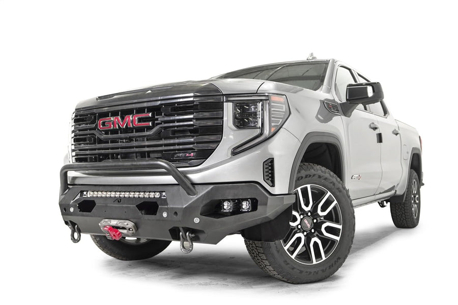 Fab Fours GS23-X5852-1 - Fab Fours Matrix Front Bumper Fits 23 Compatible with/Replacement for Sierra 1500