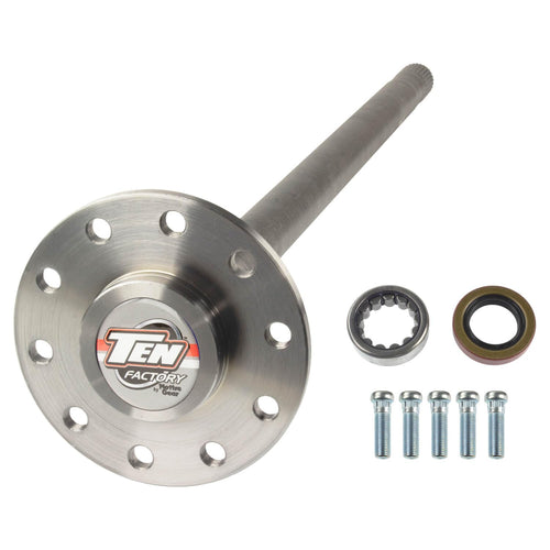 Drive Axle Shaft Assembly TEN Factory MG27120 For GM 8.875" 12-Bolt Rear 30 Spline 5x4.75 Bolt Pattern – Fits Chevy Camaro (1967-1969), Chevelle (1965-1967), Chevy II (1968) - Replaces Alloy USA 17120