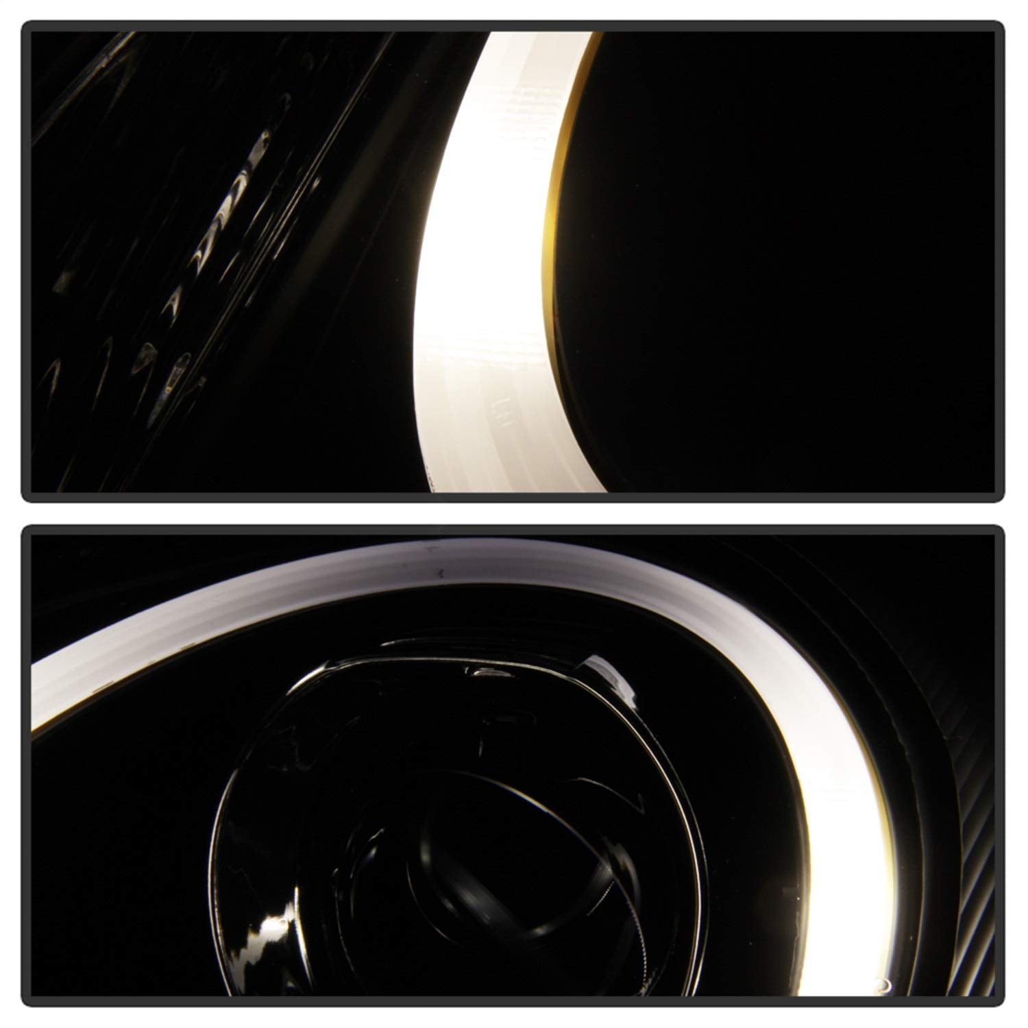 Projector Headlight Spyder Auto PRO-YD-P98705-HID-DRL-BK, 1 Pack