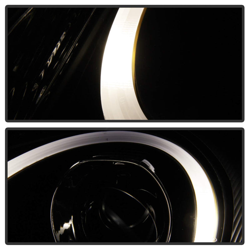 Projector Headlight Spyder Auto PRO-YD-P98705-HID-DRL-BK, 1 Pack
