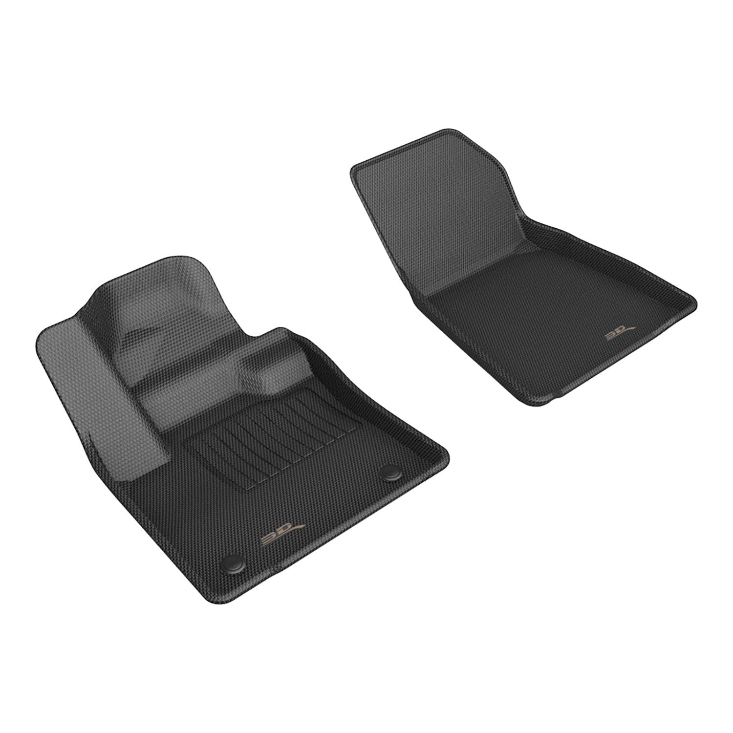 MAXpider 3D Custom Fit Kagu Floor Mat (Black) Compatible for Volvo C40 Recharge 2022-2026 / EC40 2025-2026 -R1
