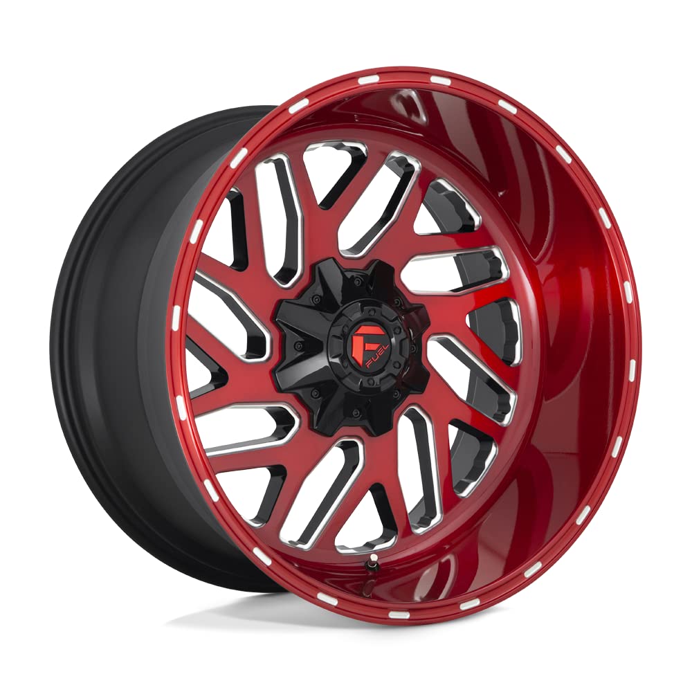 1PC Fuel D691 22X10 8X170 BRSH-RED-MIL -18MM - D69122001747