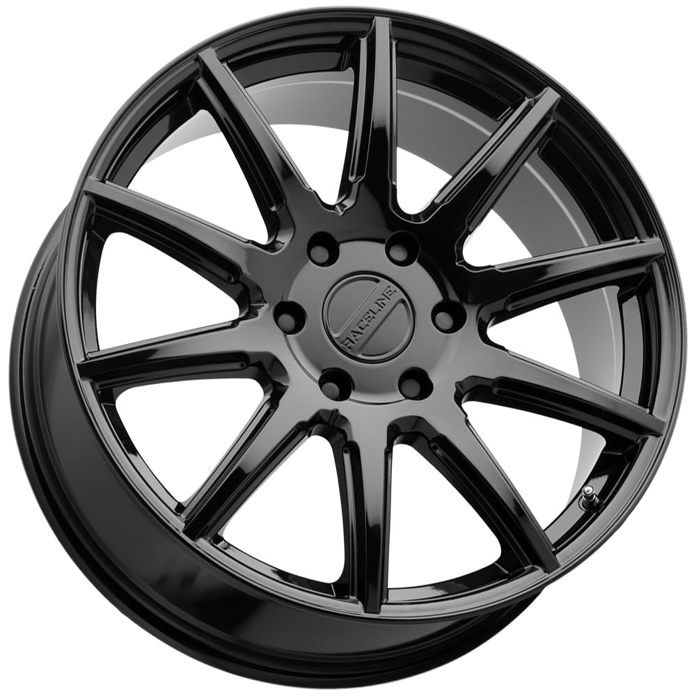 Spike Raceline Wheels 159 Gloss Black Wheel (20 x 8.5 inches /6 x 139 mm, 15 mm Offset)
