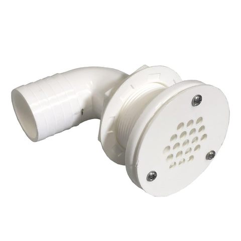 Thru-Hull Deck Drain with Grille
