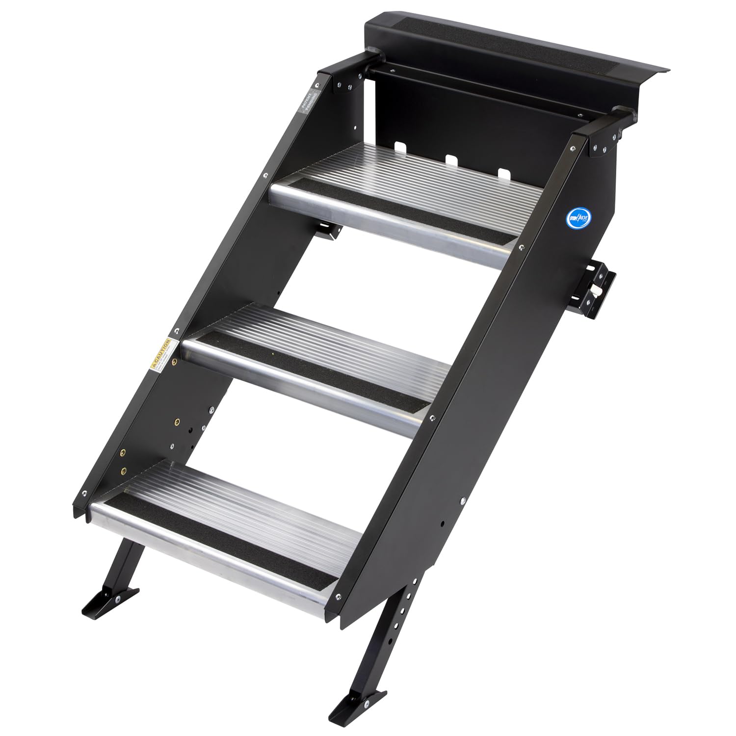 StepAbove MORryde STP-208 Fold-Up RV Entry Step - 3-Step (8" Step Rise), Fits 30" to 32" Door Width