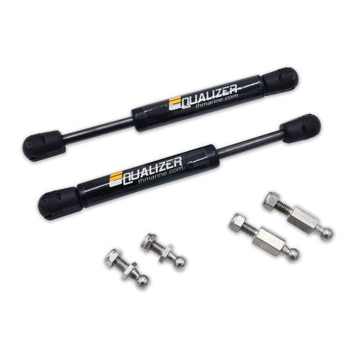 G-Force T-H Marine Equalizer Trolling Motor Lift Assist and Stabilizer Kit for MotorGuide Gator Mounts - Two Air Pistons Reduce Trolling Motor Weight Up to 50% - Black