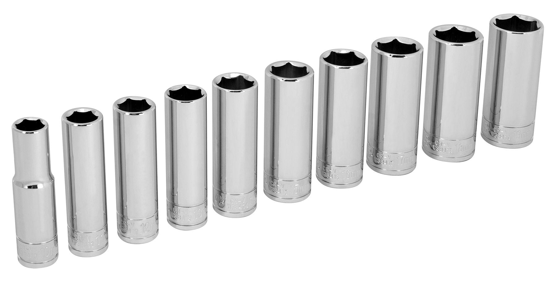 W38914 Performance Tool 3/8-Inch Drive MET Socket Set, 23 -Piece, 1-Pack
