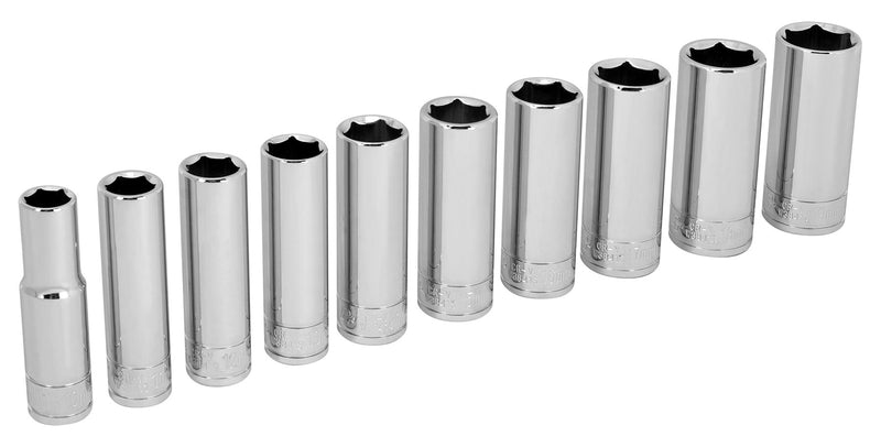 W38914 Performance Tool 3/8-Inch Drive MET Socket Set, 23 -Piece, 1-Pack