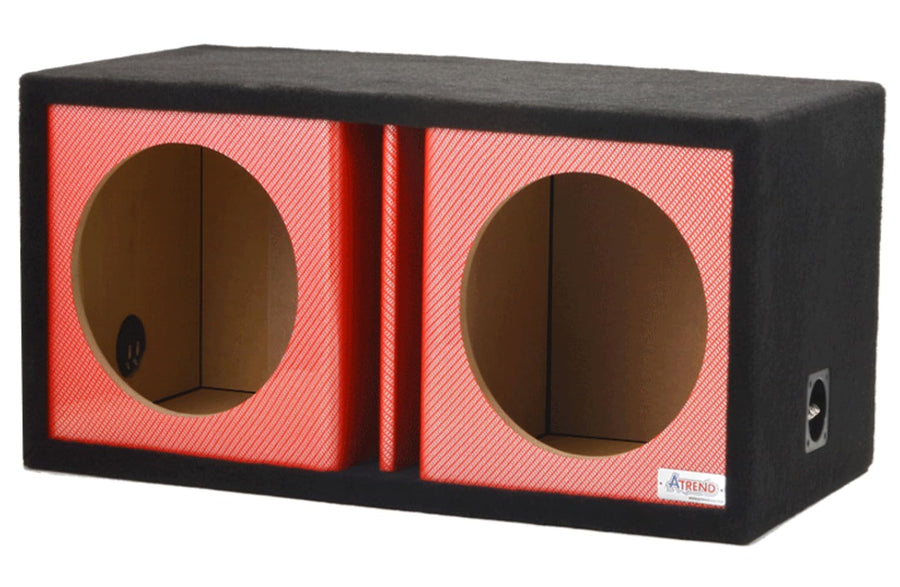 Dual Vented 15 in Red Carbon Fiber - 15DVR - Proudly USA Built utilizing Our Liquid Ink Process
