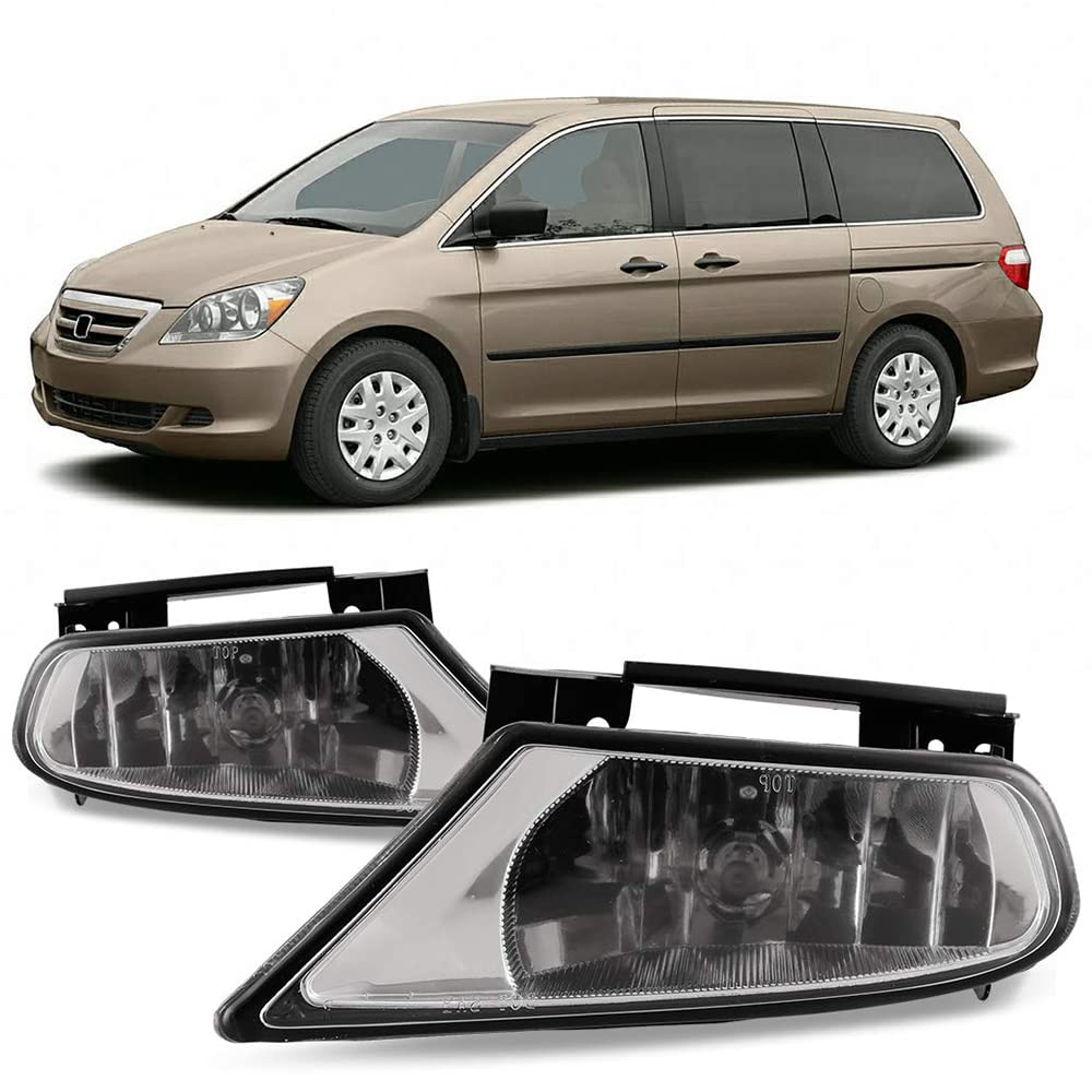 Winjet Driving Fog Lights Compatible with [2005 2006 2007 Honda Odyssey] + Switch + Wiring Kit