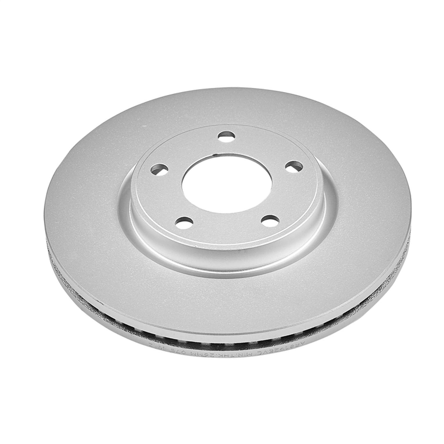 Power Stop AR8192EVC Evolution Front Geomet Coated Brake Rotor For Ford Edge 2007-2009, Lincoln MKX 2007-2008 [Model Specific]