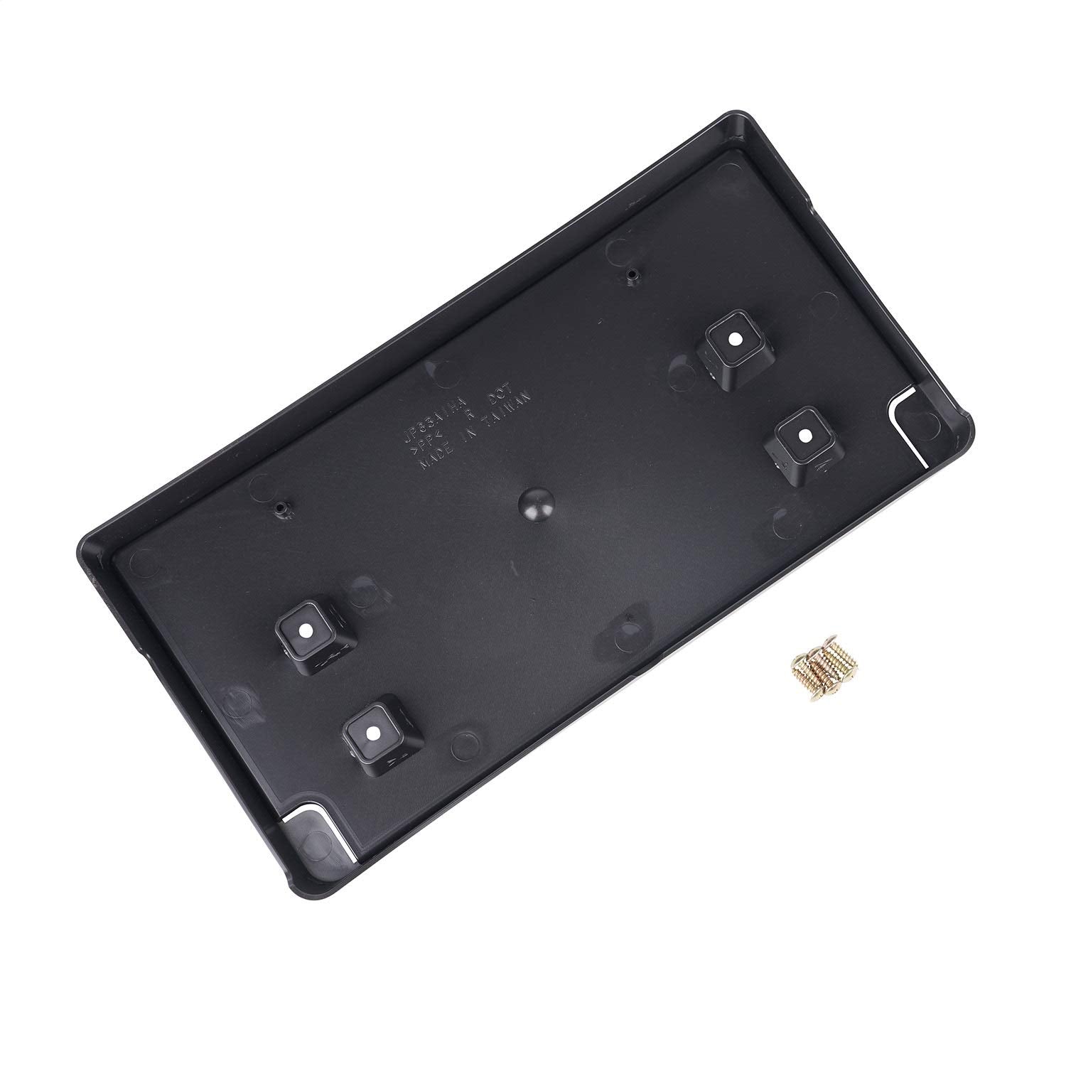 12040.42 | Omix-Ada | Front Steel Bumper License Plate Bracket | OE Reference: 68295610AA | Fits 2018-2024 Jeep Wrangler JL