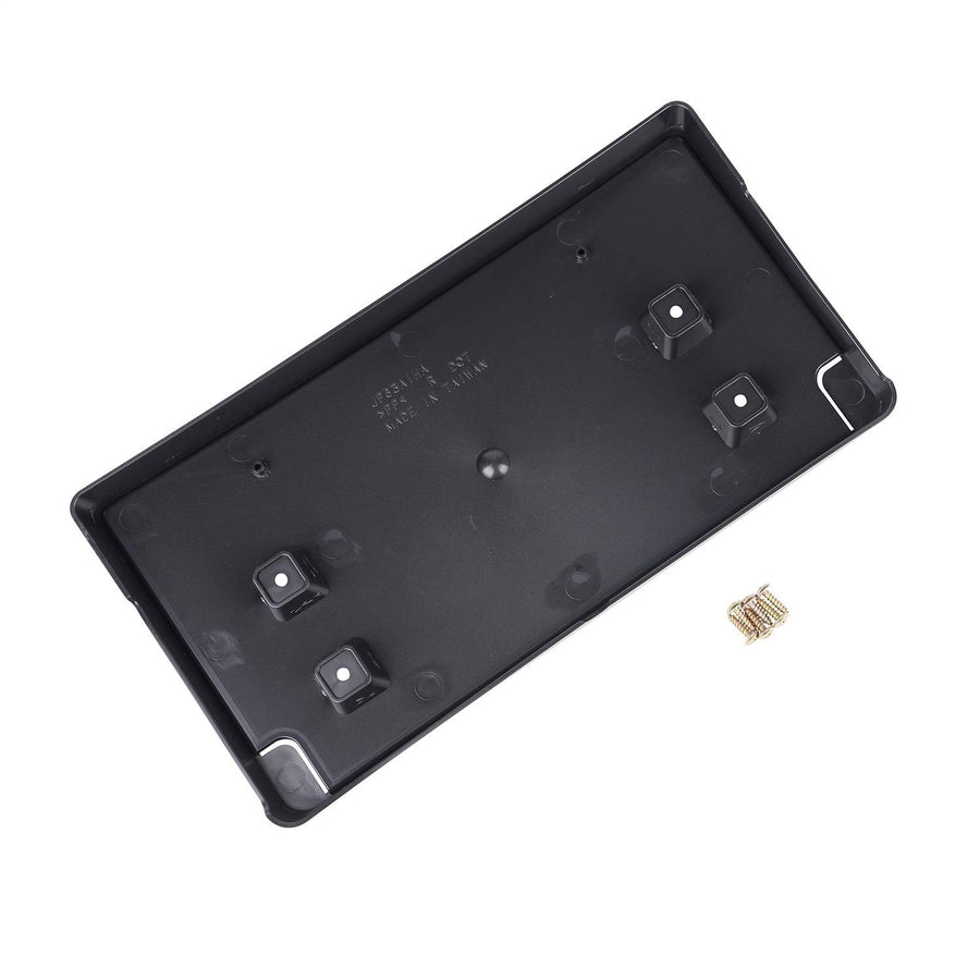 12040.42 | Omix-Ada | Front Steel Bumper License Plate Bracket | OE Reference: 68295610AA | Fits 2018-2024 Jeep Wrangler JL