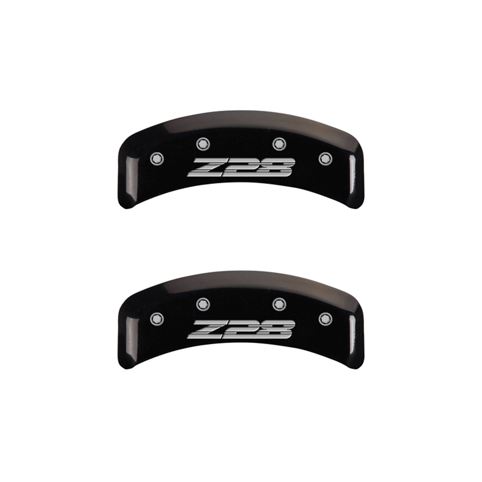 Caliper Covers MGP 14026SZ84BK with Black Powder Coat Finish, (Set of 4)