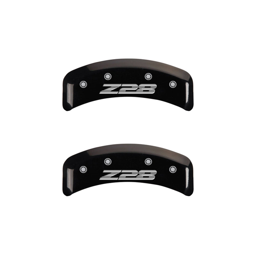 Caliper Covers MGP 14026SZ84BK with Black Powder Coat Finish, (Set of 4)