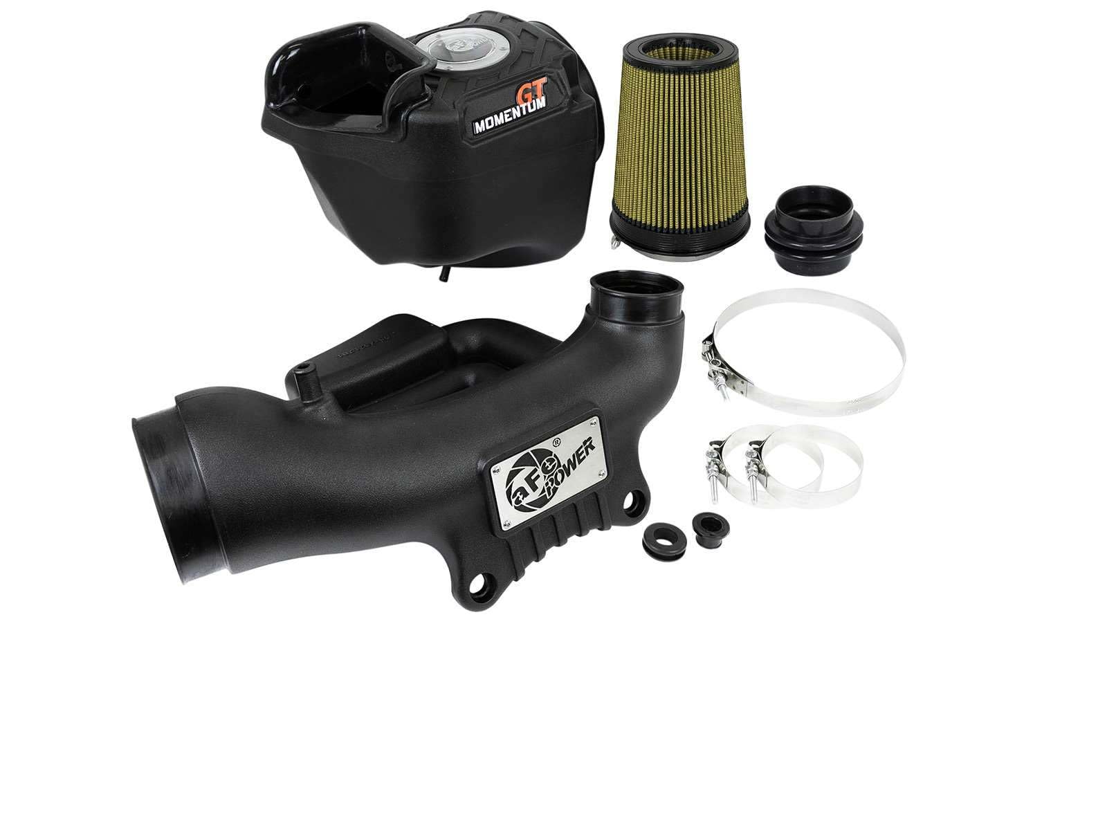 Momentum GT aFe POWER Cold Air Intake System w/Pro GUARD 7 Filter, #75-76212, Black