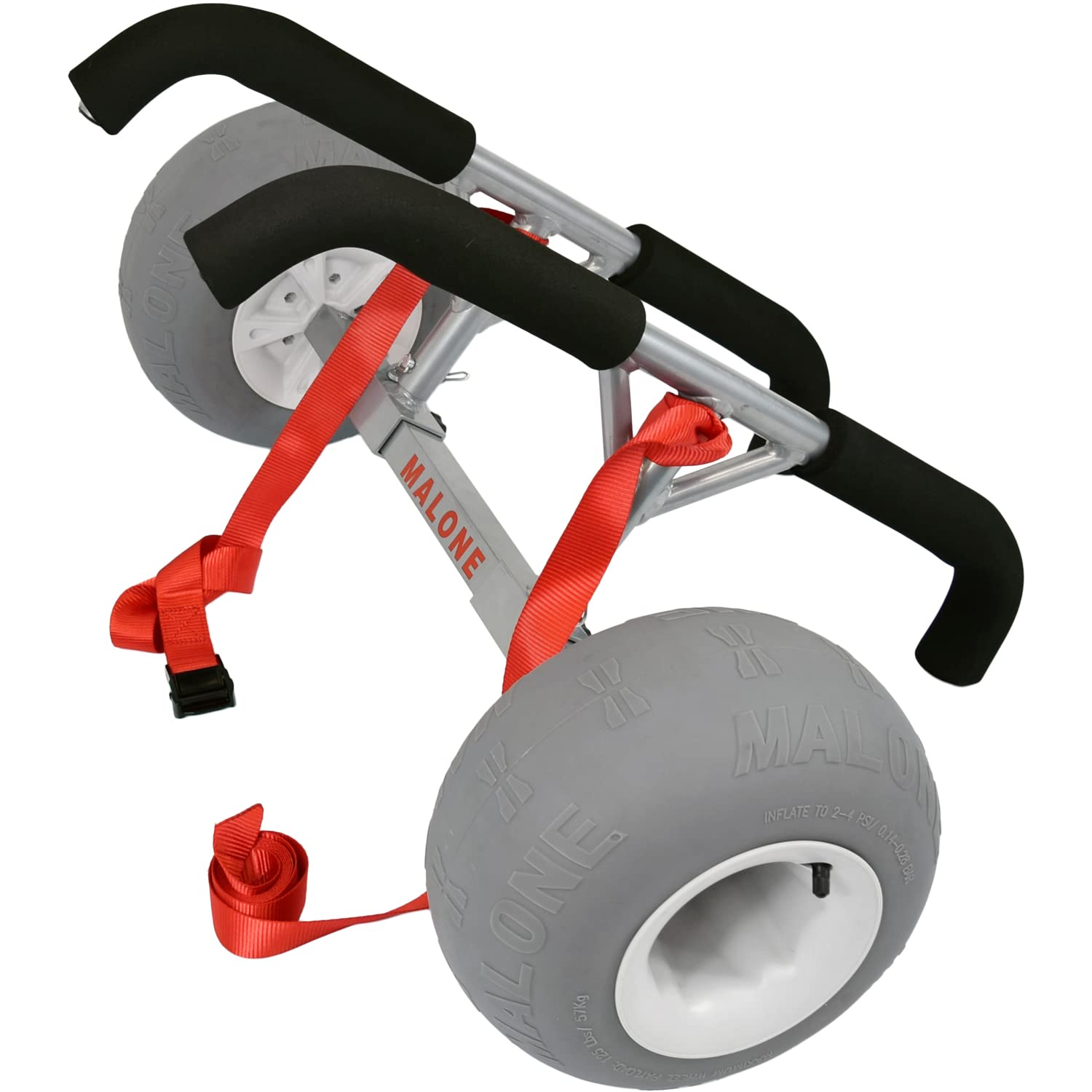 Traverse TRX-S Malone Balloon Wheel Kayak/Canoe Cart, Silver
