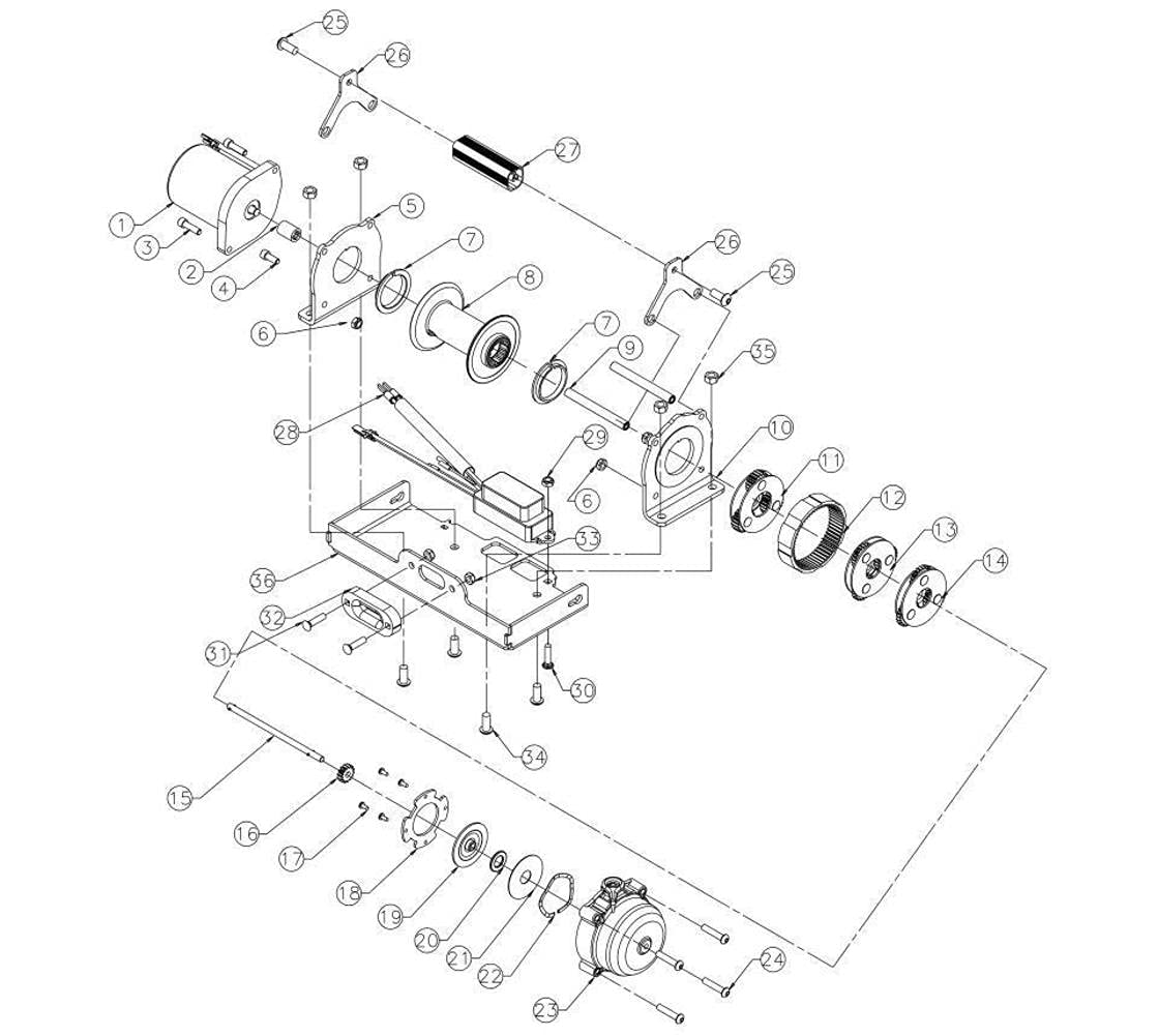 Drive Shaft WARN 69343 (MTO) 1.5ci (SP)