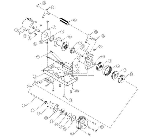 Drive Shaft WARN 69343 (MTO) 1.5ci (SP)