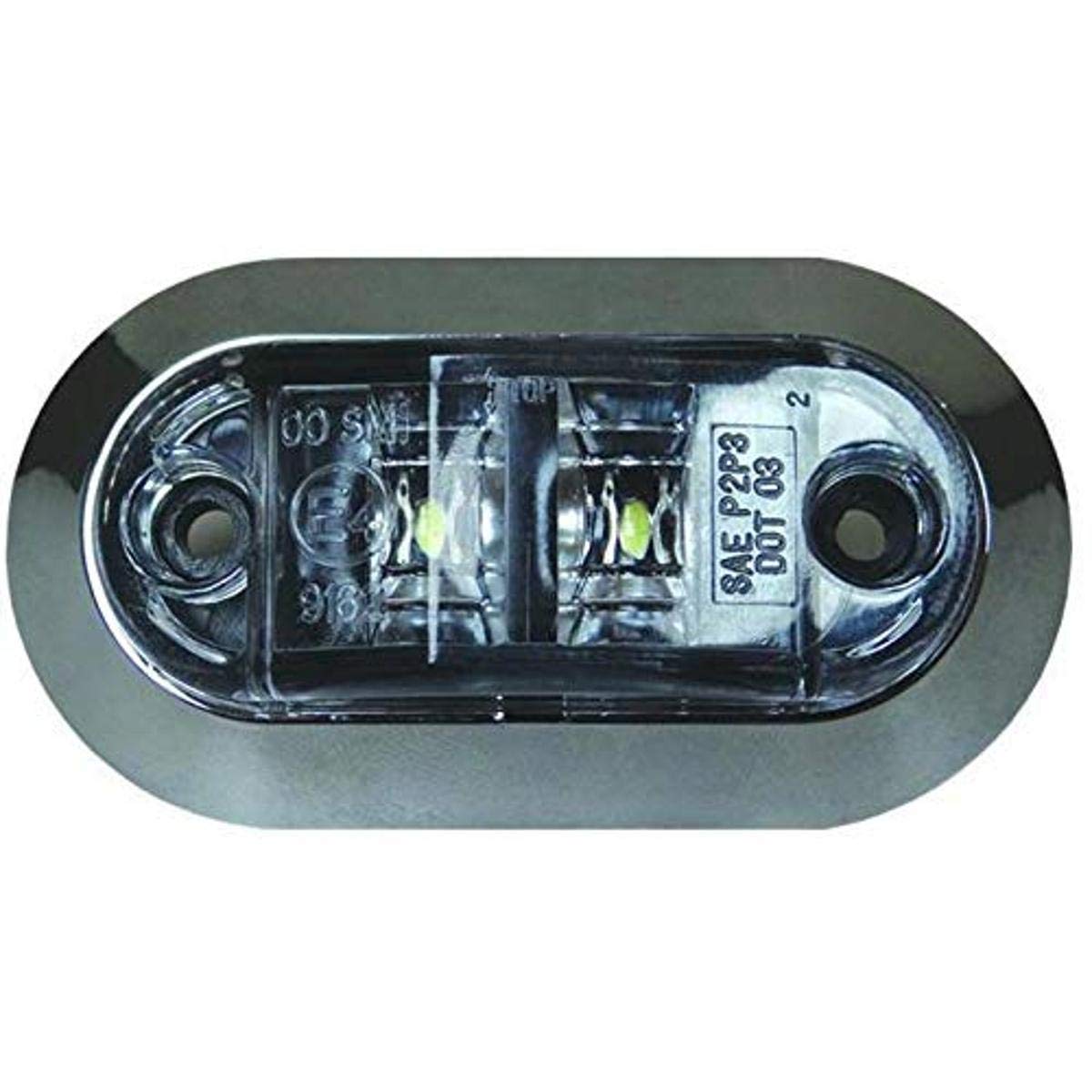 T-H Marine LED Courtesy Light - Low Profile Surface Mount Accent Marine Light for Boat Hatches Storage Compartments Fish Boxes and Steps - 1-3/4 x 3 Inch Housing - RGBW LEDs