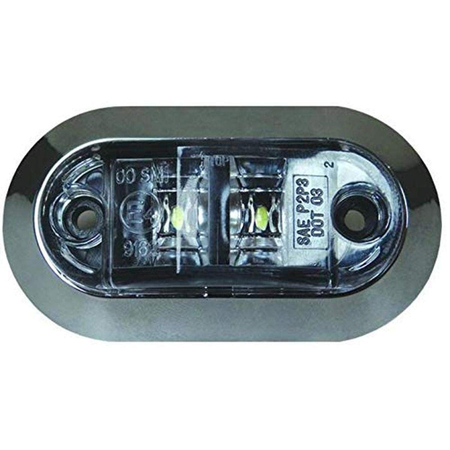 T-H Marine LED Courtesy Light - Low Profile Surface Mount Accent Marine Light for Boat Hatches Storage Compartments Fish Boxes and Steps - 1-3/4 x 3 Inch Housing - RGBW LEDs