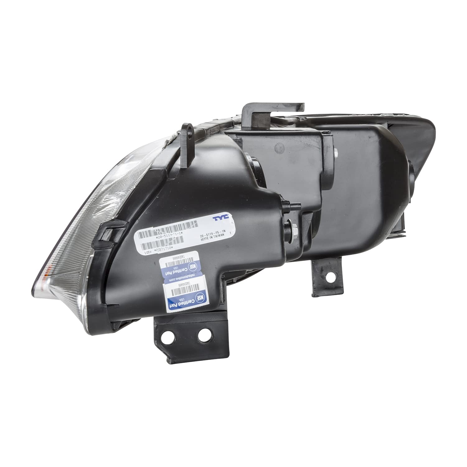 Right TYC Headlight Assembly Compatible with 2001-2002 Honda Accord