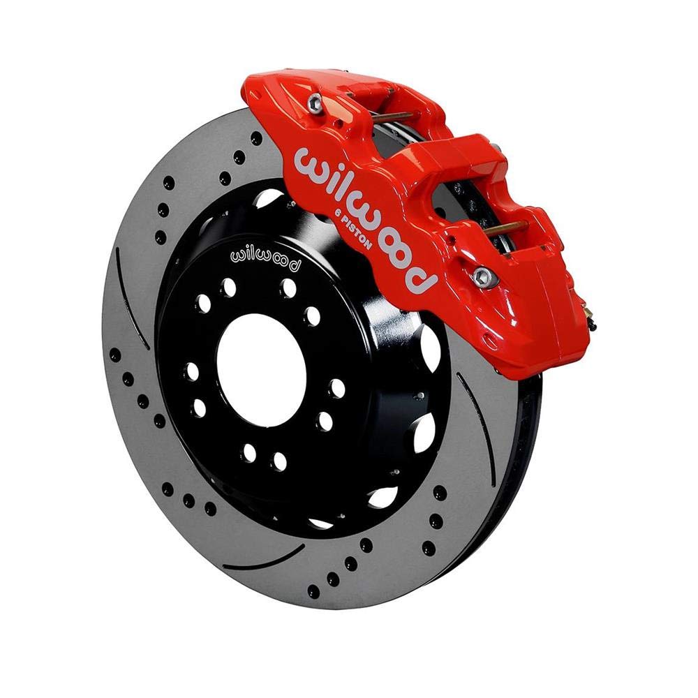 Front AERO6 Hat Kit,14.00, Drilled, Red