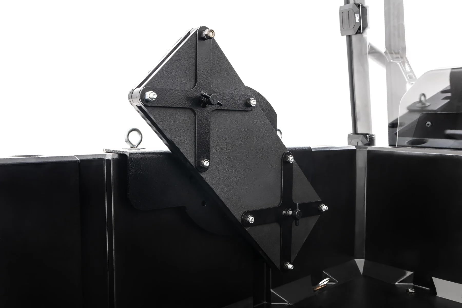 Chainsaw Carrier Rough Country Bed Side Mount for Polaris Ranger/Can-Am Defender - Secure Chainsaw Storage, Bolt-on Install, Fits Up to 18" Chainsaws