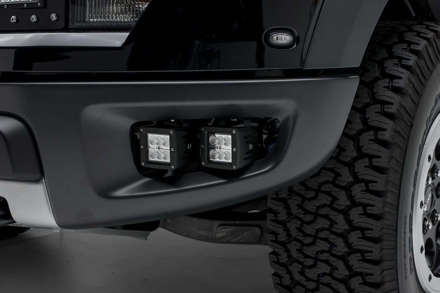 ZROADZ 2010-2014 FORD Z325671-KIT F150-RAPTOR Black Front Bumper LED Light Bar Kit