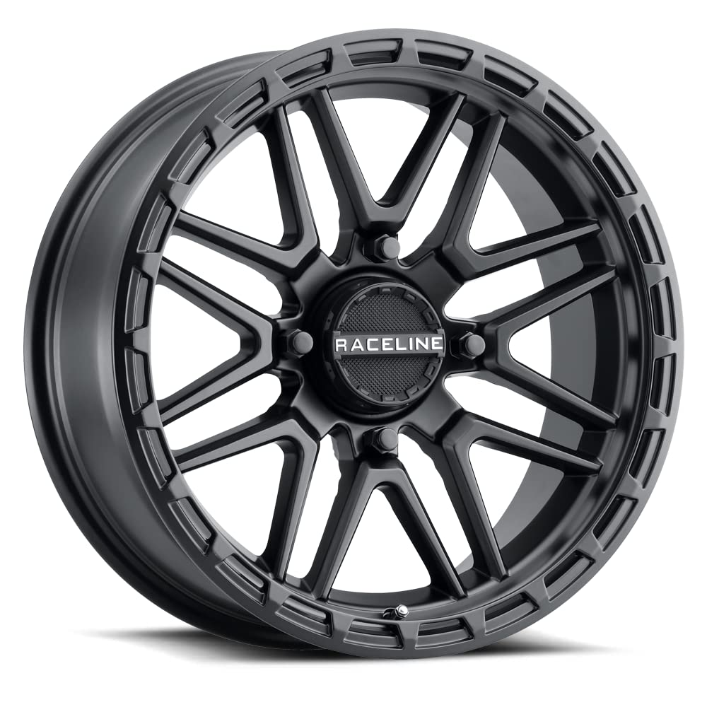 Raceline A11B KRANK XL UTV/ATV Wheel Black 18x7" 4x156", 0 mm offset/(4"B/S)