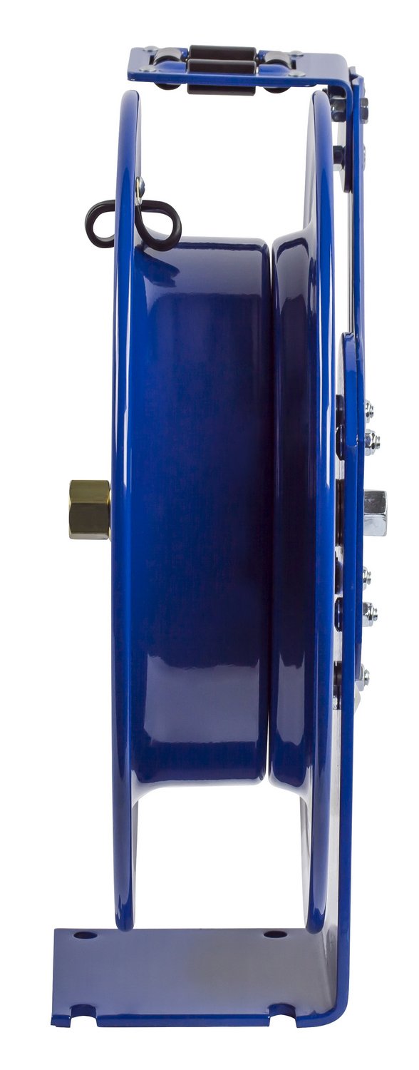 Low Pressure Coxreels P-LPL-450 Retractable Air/Water/Oil Hose Reel: 1/2" I.D., 50' Hose Capacity, without Hose, 300 PSI, Made in USA